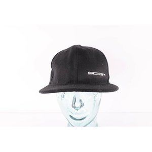 Scion Car Spell Out Box Logo Snapback Hat Cap Black Adjustable Cotton